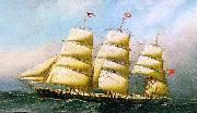 Antonio Jacobsen The British Ship Polynesian France oil painting artist